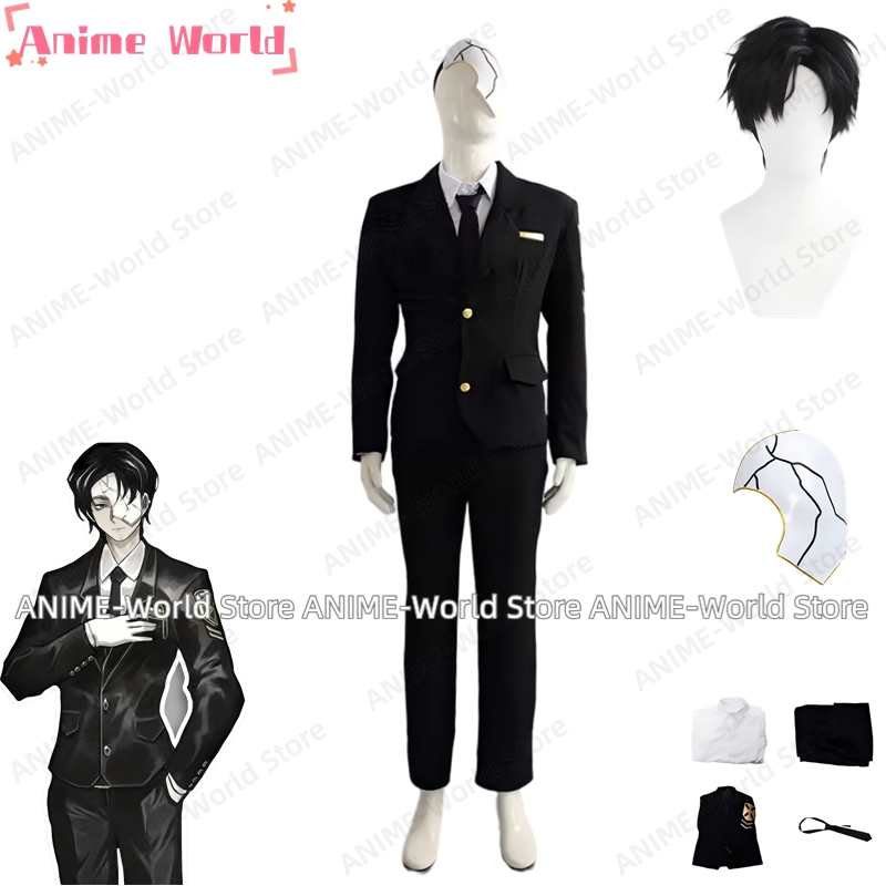 Cosplay Prop Business - 《カスタムサイズ》リムバスカンパニー インデックスフィンガーパトリアート ヴィンテージ ビジネススーツ コスプレ衣装 マスク