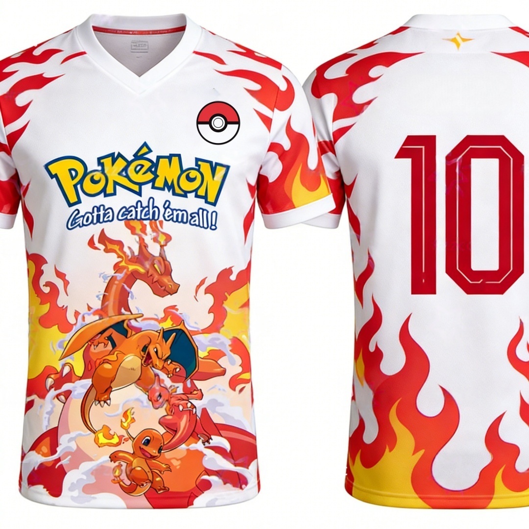 Pokeball Cosplay Prop - 2026年夏 ポケモン「ファイア・エボリューション・チェーン」No. 10 フットボールスポーツテーマ 3D プリント通気性