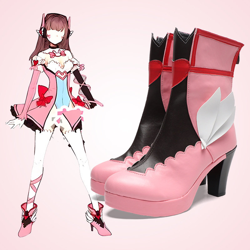 Dva Cosplay Prop - ゲーム DVA カスタムメイドコスプレ靴ブーツハロウィンカーニバル小道具