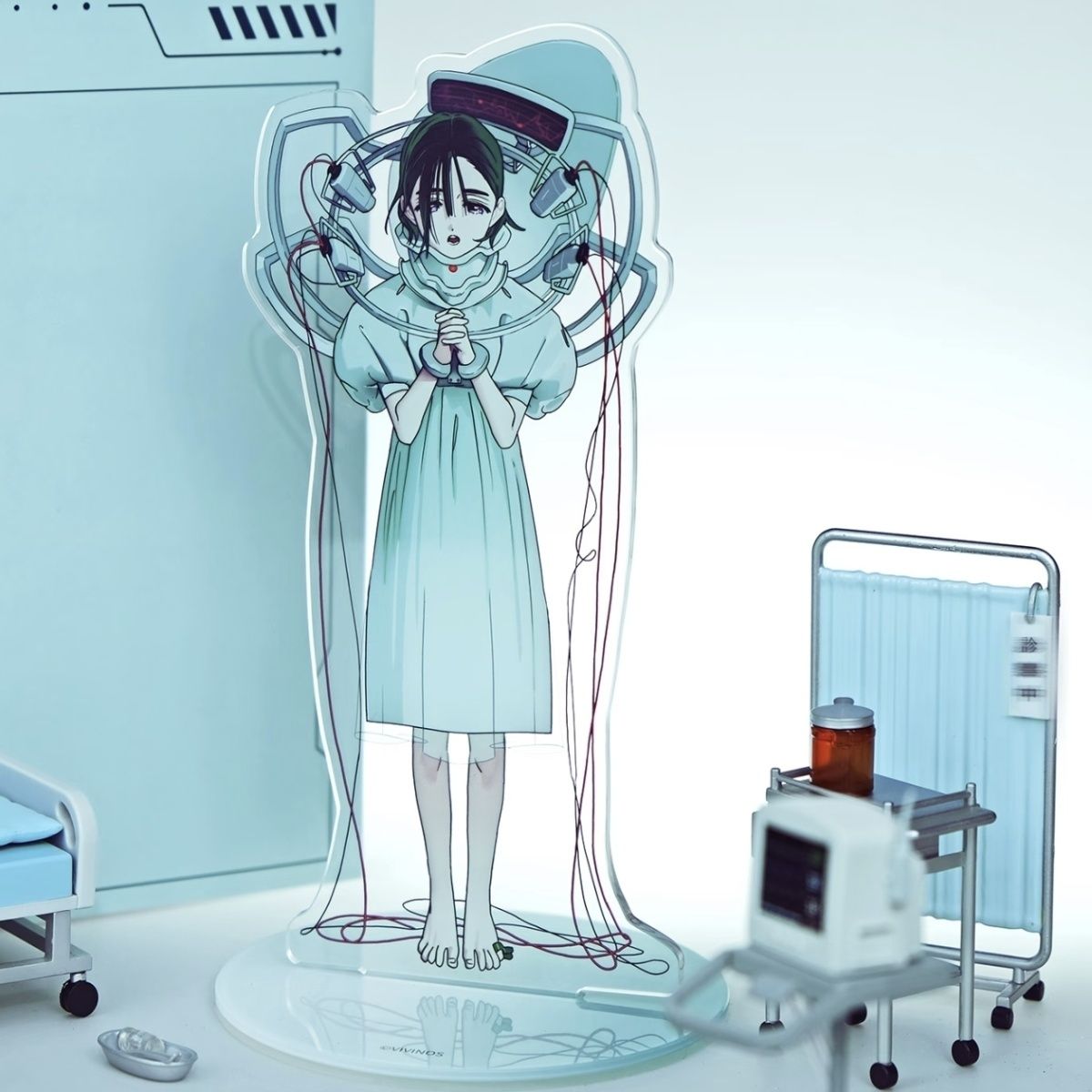 Acrylic Cosplay Prop - アニメエイリアンステージアクリルスタンドモデル Mizi Sua コスプレデスク装飾モデルプレート小道具装飾品クリスマスギフト