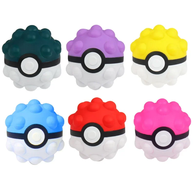 Pokeball Cosplay Prop - 6 スタイルポケモンモンスターボールスクイーズおもちゃストレスリリーフおもちゃアニメアクセサリーモデルコスプレ小道具パーティーギフト子供のおもちゃ