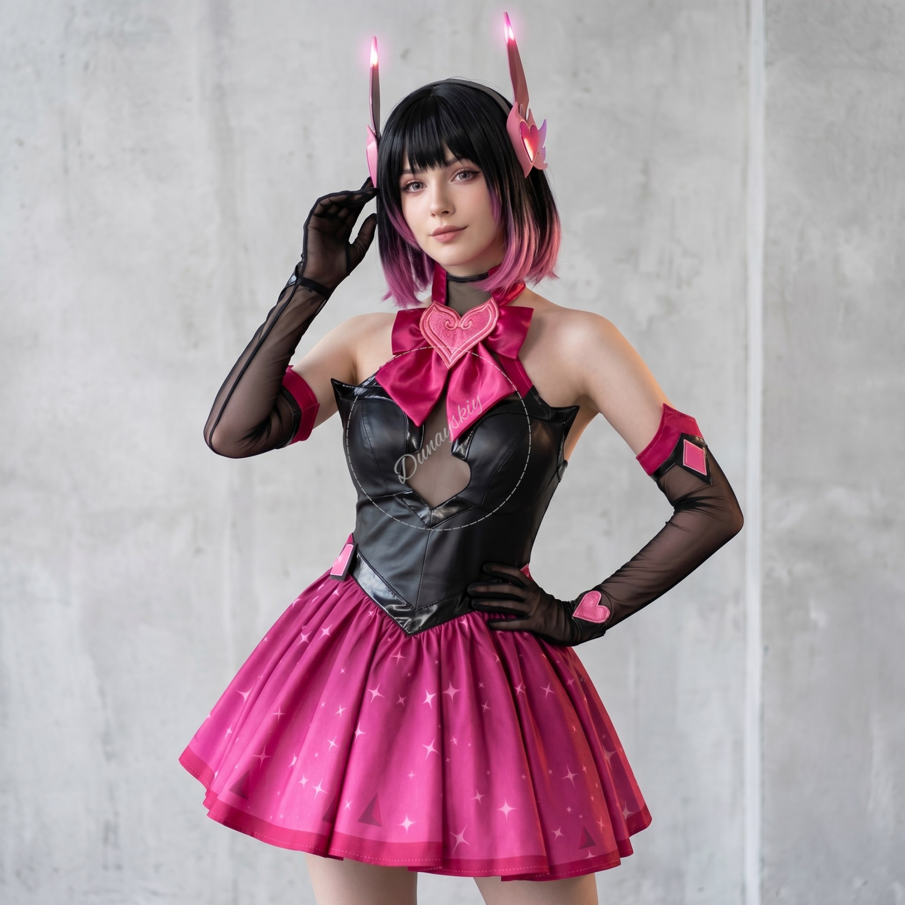 Dva Cosplay Prop - オーバーウォッチ DVa ハナソングハオナ ナイトシェードスキン コスプレ衣装 衣装