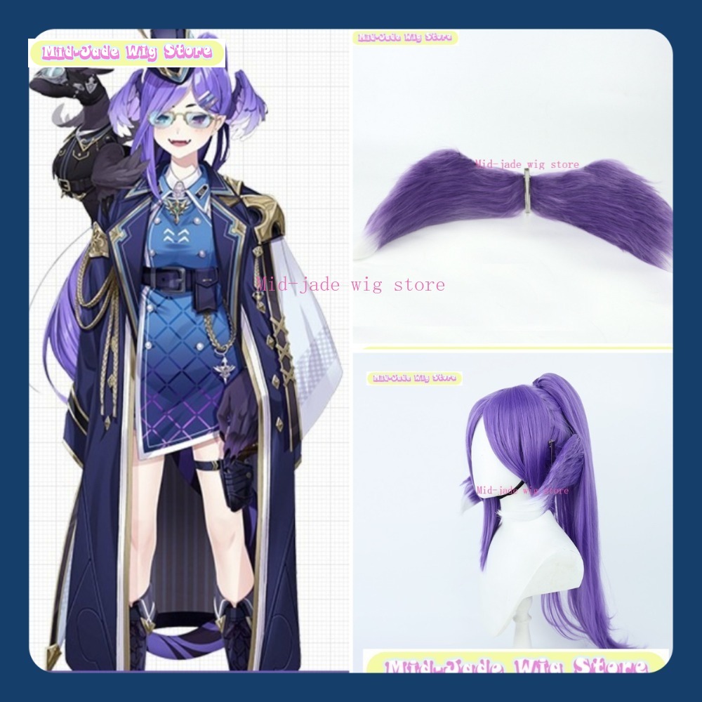 Prop En Cosplay - ミッドジェイドウィッグストア EN セレンタツキコスプレウィッグアニメゲームロールプレイングハロウィンパーティー衣装小道具人工毛