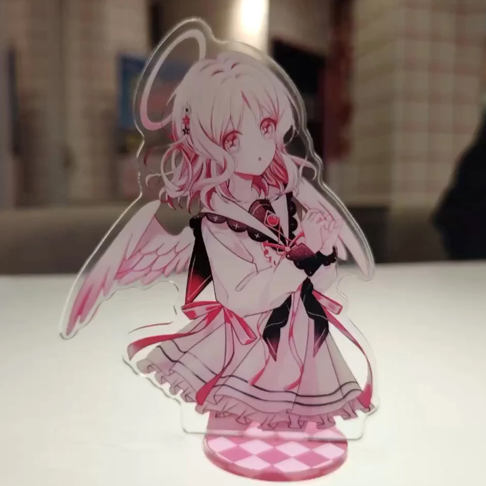 Acrylic Cosplay Prop - アニメ『ディアボリック・ラヴァーズ』小森優衣コスプレスタンド アクリル製漫画フィギュア スタンドプレート デスクトップ装飾小道具 オーナメント アクセサリー