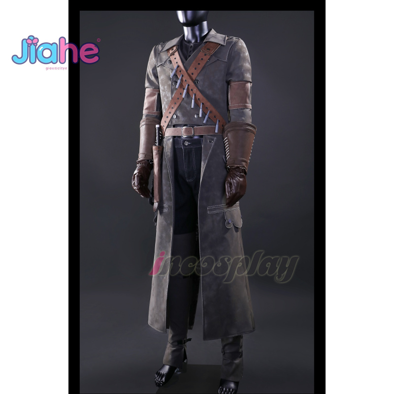 Bloodborne Cosplay Prop - ゲームブラッドボーンルートヴィヒハンター糸町コスプレ衣装ハロウィンカーニバルファンタジーコート帽子小道具手袋男性ハンサムな制服