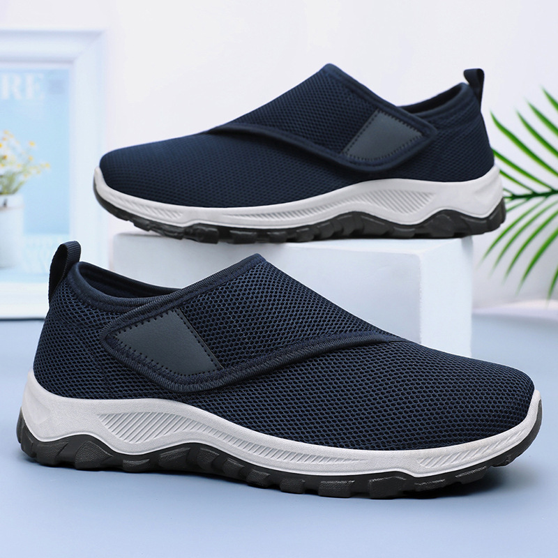 2026年新作夏メンズメッシュシューズ　おしゃれで通気性の良 - Velcro Hook Loop のレビューと価格