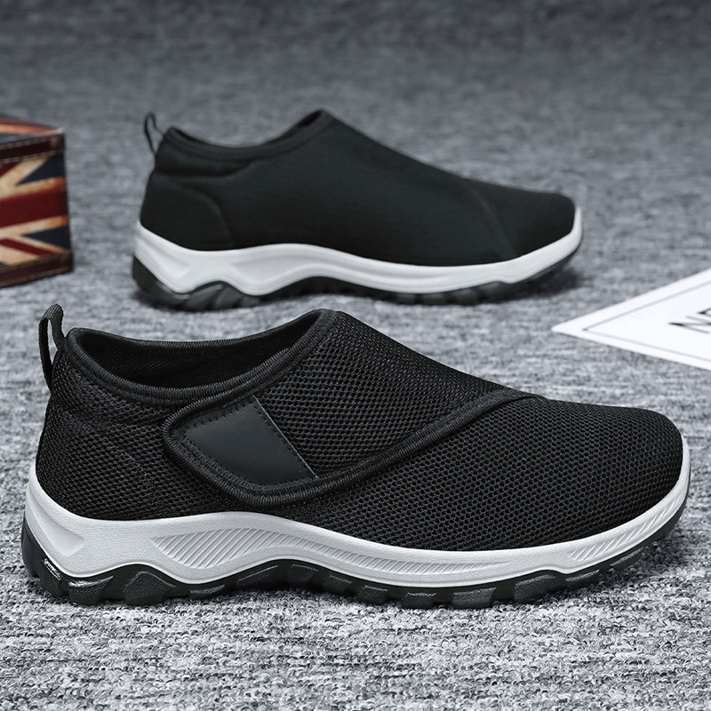 2026年新作夏メンズメッシュシューズ　おしゃれで通気性の良 - Velcro Hook Loop のレビューと価格
