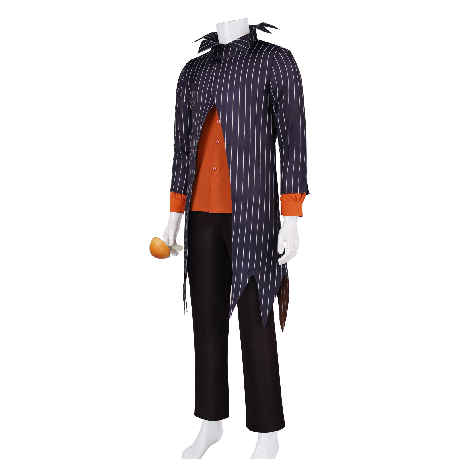 アニメ Dorohe En コスプレ衣装男性オレンジシャツ黒 - Prop En Cosplay のレビューと価格