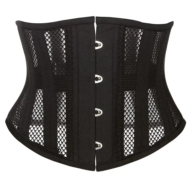 女性用アンダーバストコルセット スチールボーン入りショートト - Boning Corset Steel のレビューと価格