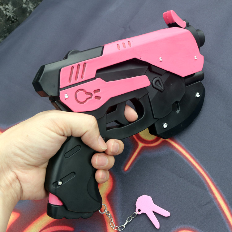 D.va-子供用ゴム製ピストル,武器,花の歌,オーバーウォッ - Dva Cosplay Prop のレビューと価格