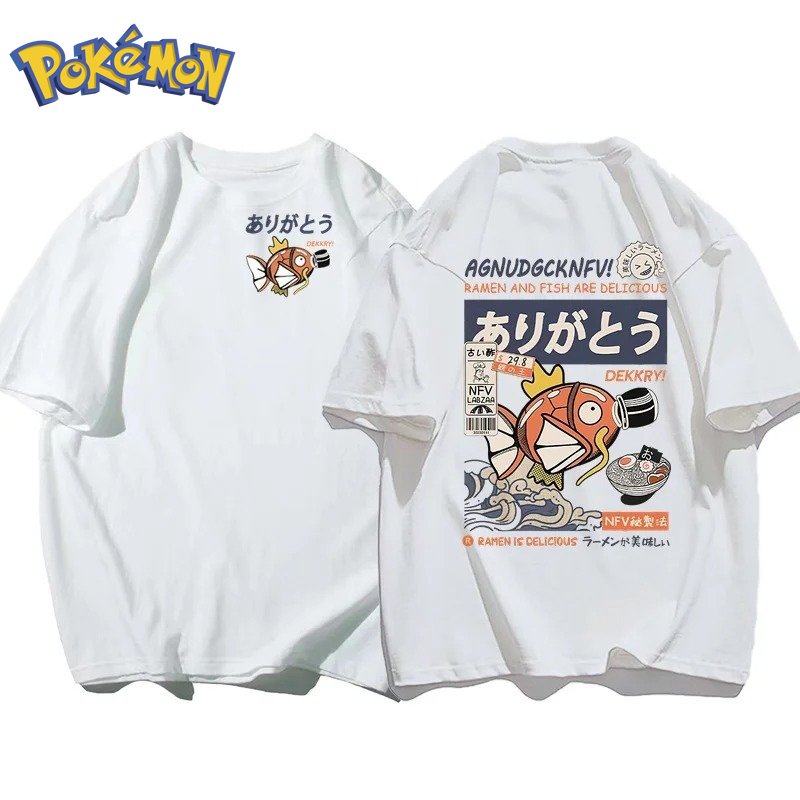 2026年夏ポケモンマジカルパン両面プリントTシャツ、綿10 - Pokeball Cosplay Prop のレビューと価格