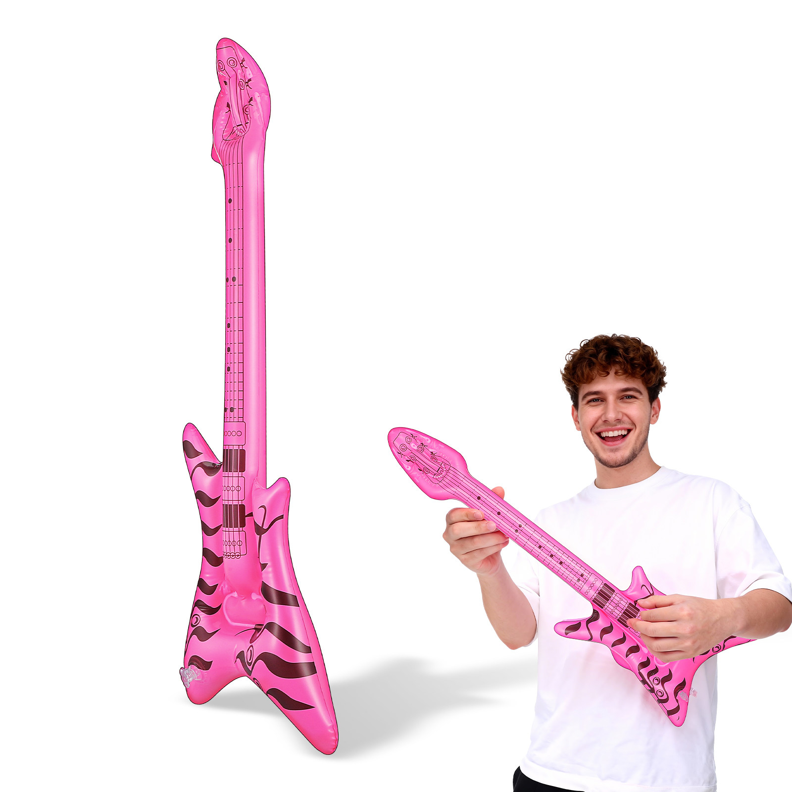 インフレータブルギタープロップ プレミアム素材 コンパクトサ - Easy Cosplay Prop のレビューと価格