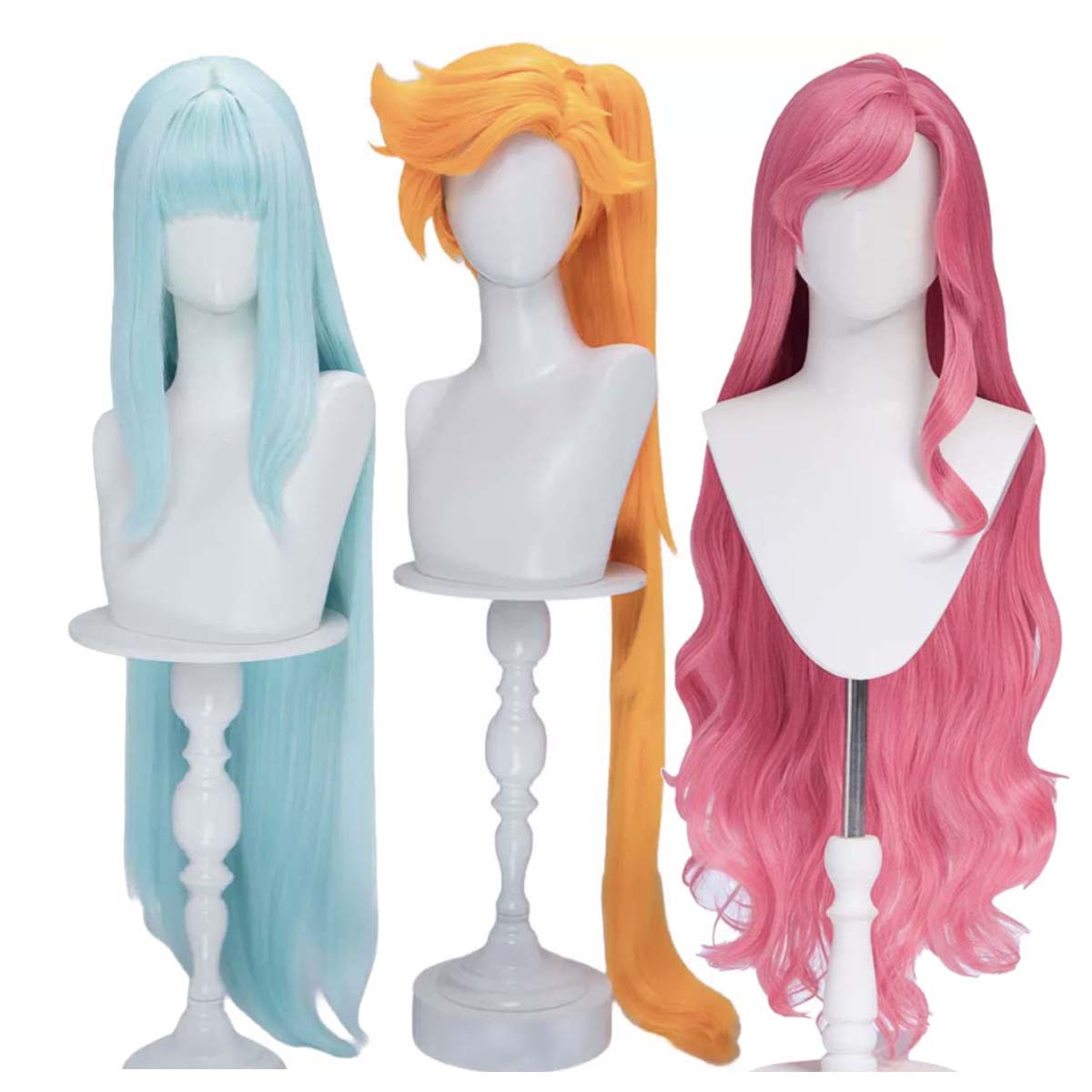 女性アニメアイリスタリアオリアナコスプレウィッグ高温繊維 1 - Wig Fiber Net のレビューと価格