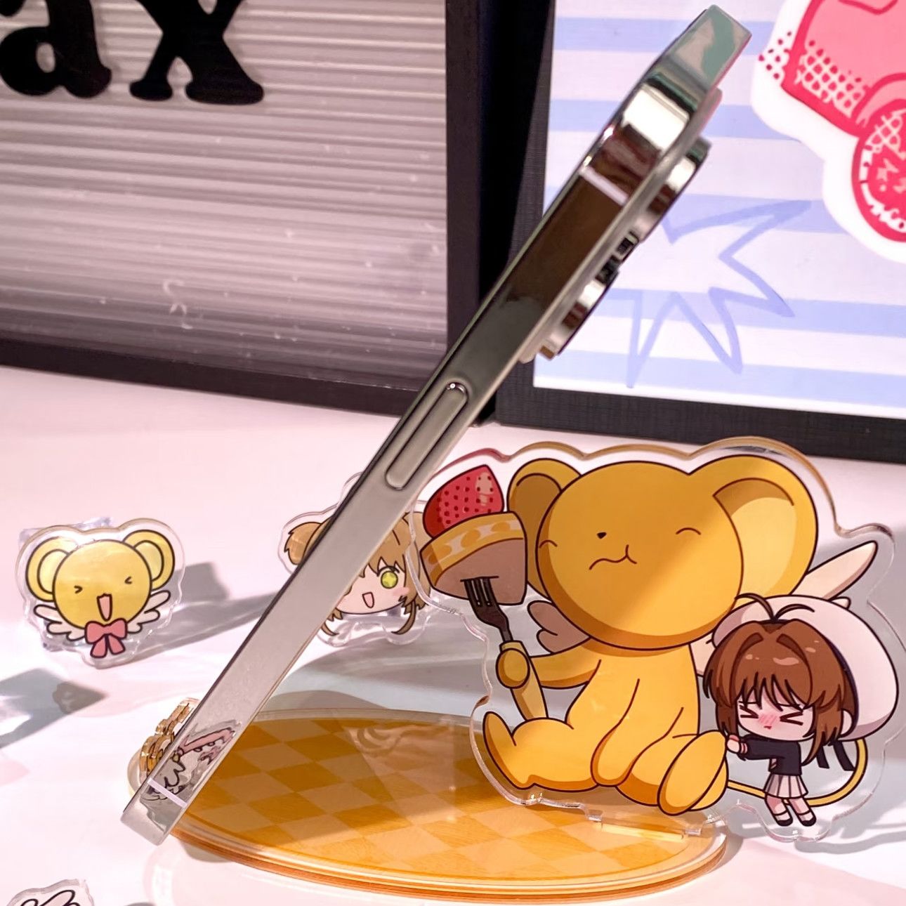 カードキャプターさくら シャオケ ファンメイドのスマホスタン - Acrylic Cosplay Prop のレビューと価格