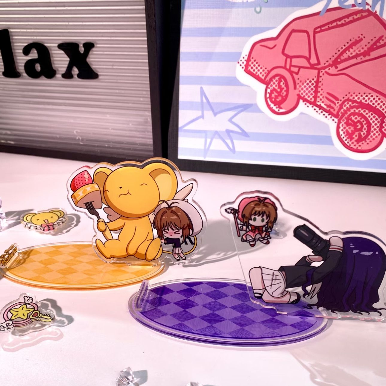 カードキャプターさくら シャオケ ファンメイドのスマホスタン - Acrylic Cosplay Prop のレビューと価格
