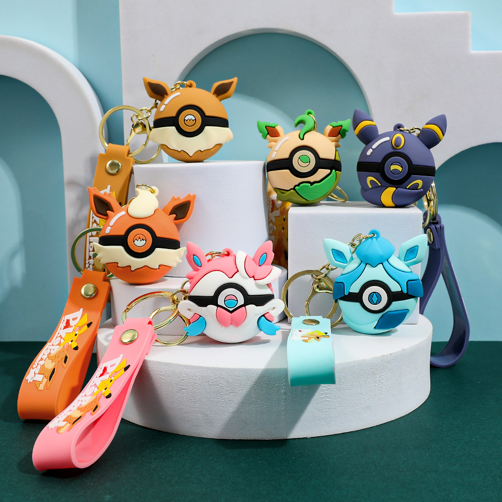 6個入り ピカチュウ漫画キーホルダー グレイシアエルフボール - Pokeball Cosplay Prop のレビューと価格