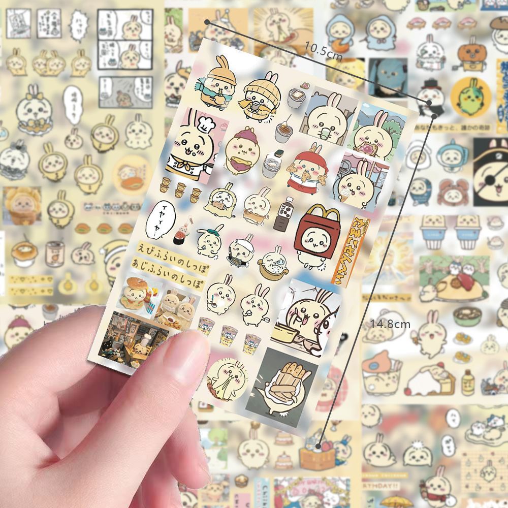 うさぎカットフィルムステッカー、昔ながらで可愛いDIY素材防 - Cosplay Material For Prop のレビューと価格