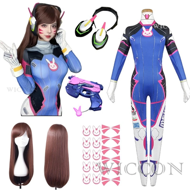 2025年11月 アニメ 女性 ジャンプスーツ タイツ D. - Dva Cosplay Prop のレビューと価格