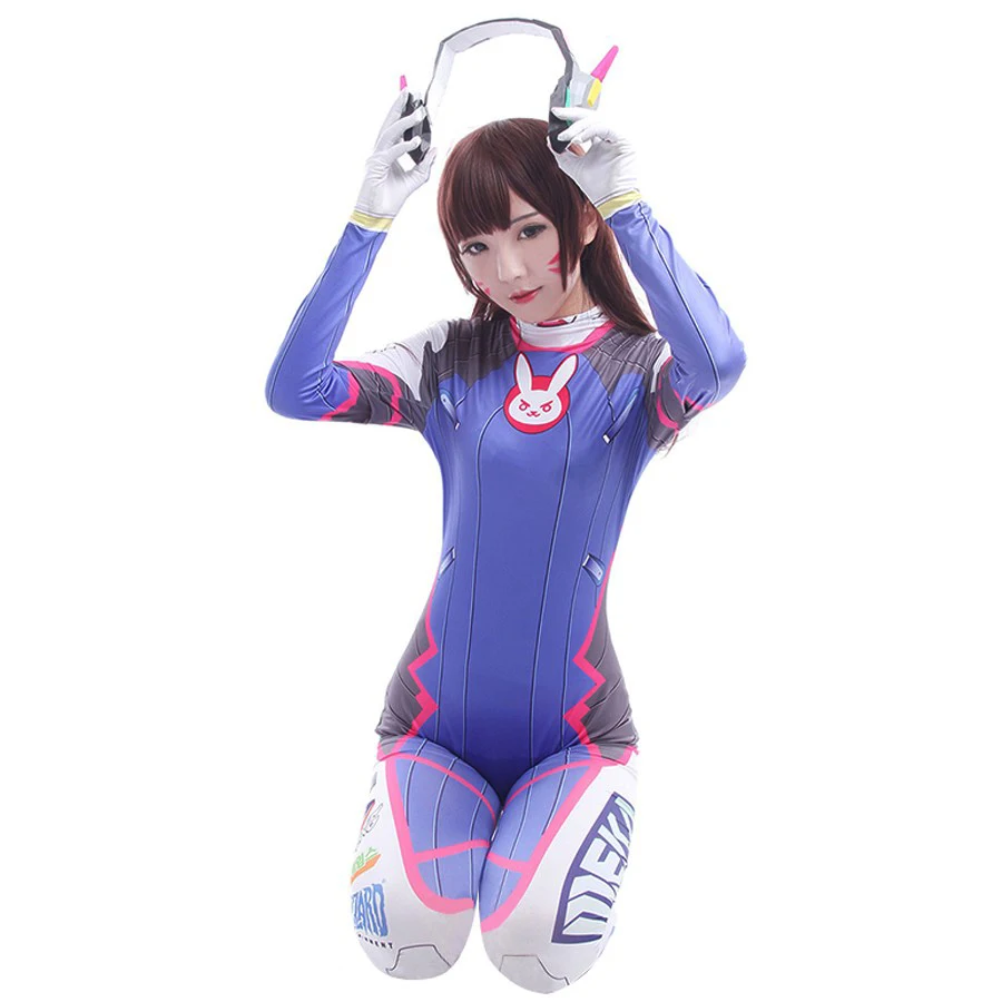 アニメ女性ジャンプスーツタイツ Dva コスプレ衣装ゲーム全 - Dva Cosplay Prop のレビューと価格