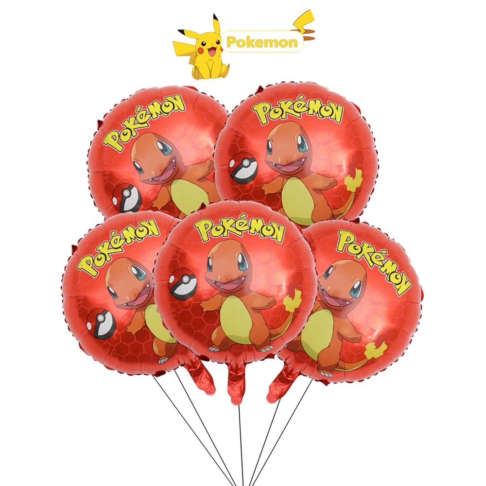 5個入り ポケモン風 かわいいアルミ箔風船 男の子 女の子  - Pokeball Cosplay Prop のレビューと価格