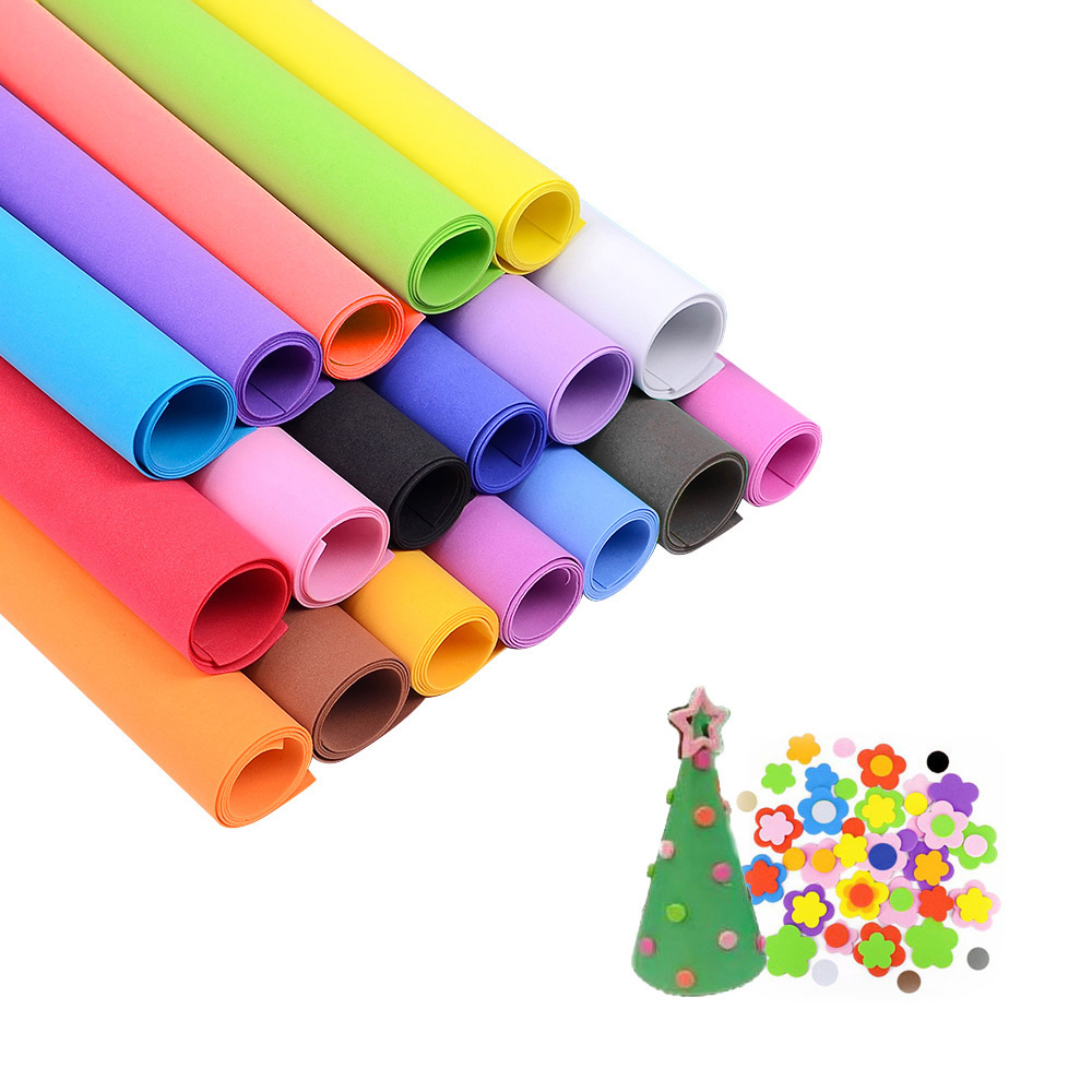 16色 カラフルEVAフォームシート 厚さ2mm 50x90 - Eva Foam Sheet のレビューと価格