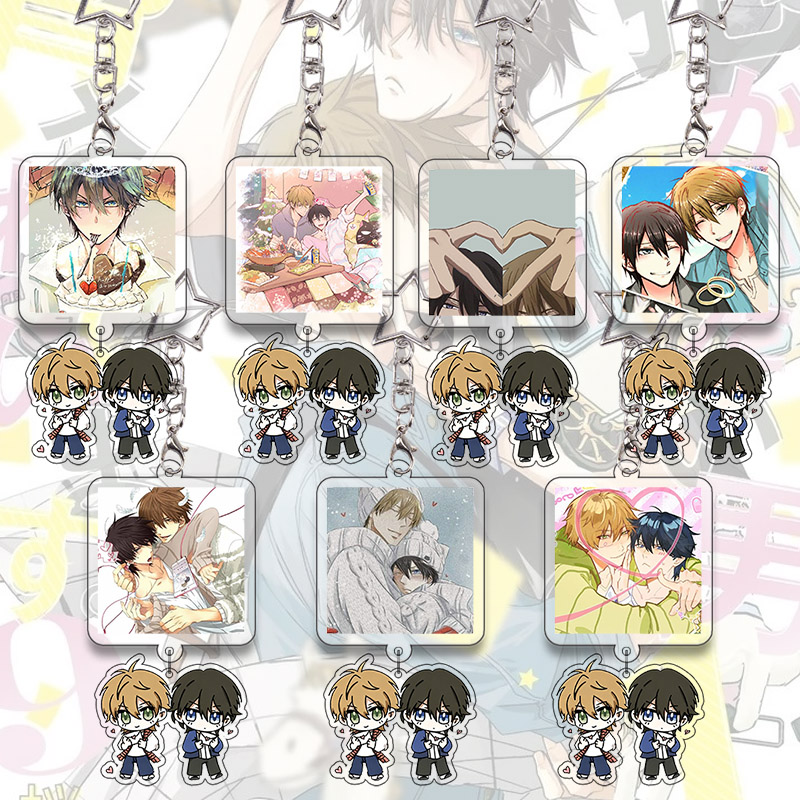 Dakaichi アクリルキーホルダー Yaoi BL アニ - Cosplay Floating Prop のレビューと価格