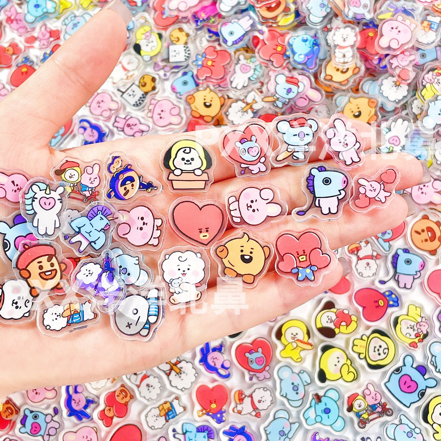 100個入り BT21 BTS シングルレイヤー 2cm ア - Cosplay Material For Prop のレビューと価格