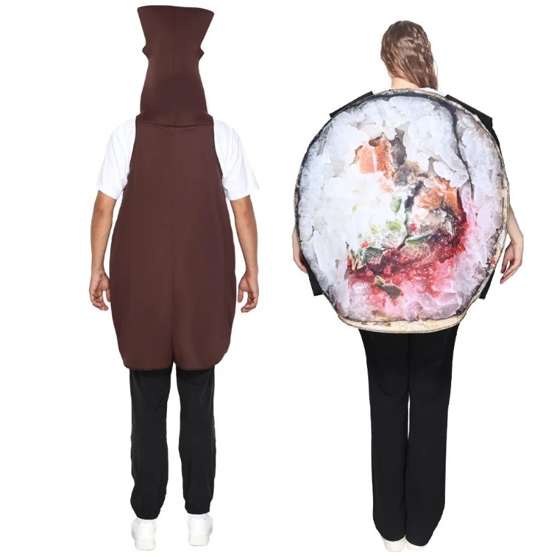 2 ピース/セット寿司醤油組み合わせコスプレ衣類小道具フェス - Cosplay Prop Business のレビューと価格